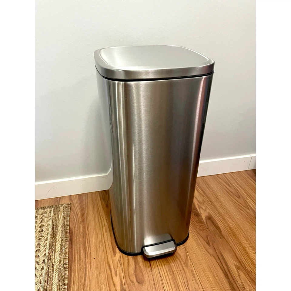 Stainless Steel Step Can Trash Bin
