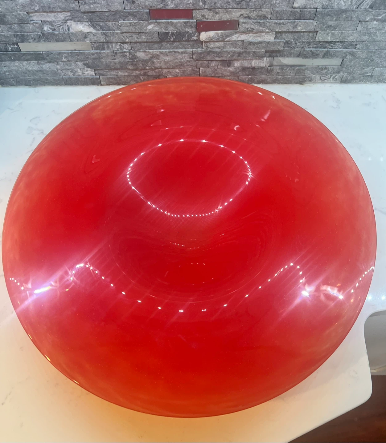 Red Serving Bowl