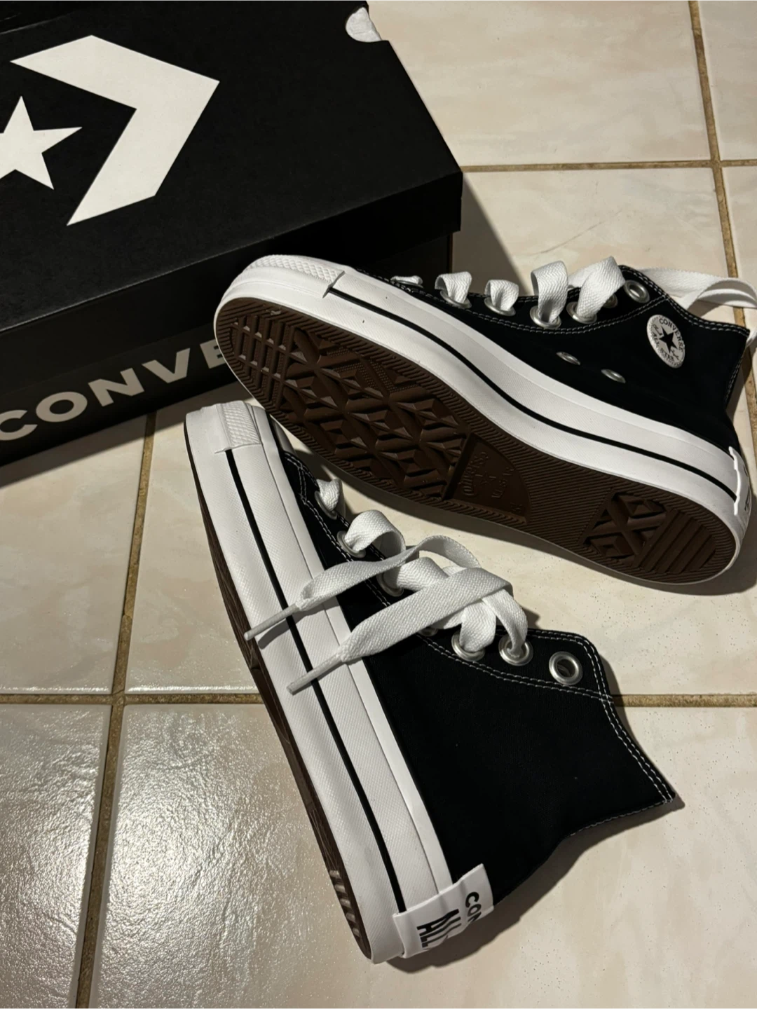 Converse Platform Sketch High Tops - Women's Size 7.5
