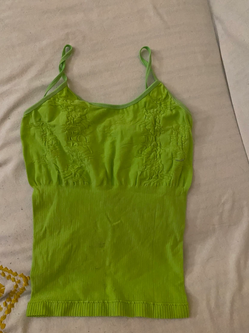 Lime Green Spaghetti Strap Tank Top