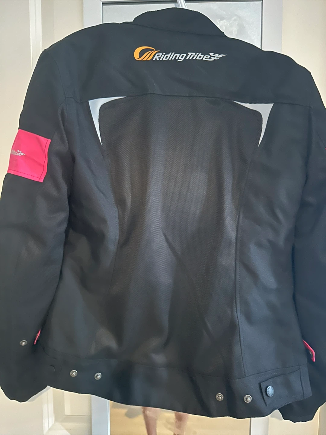 Riding Tribe Motorcycle Jacket - Black/Pink - photo 2