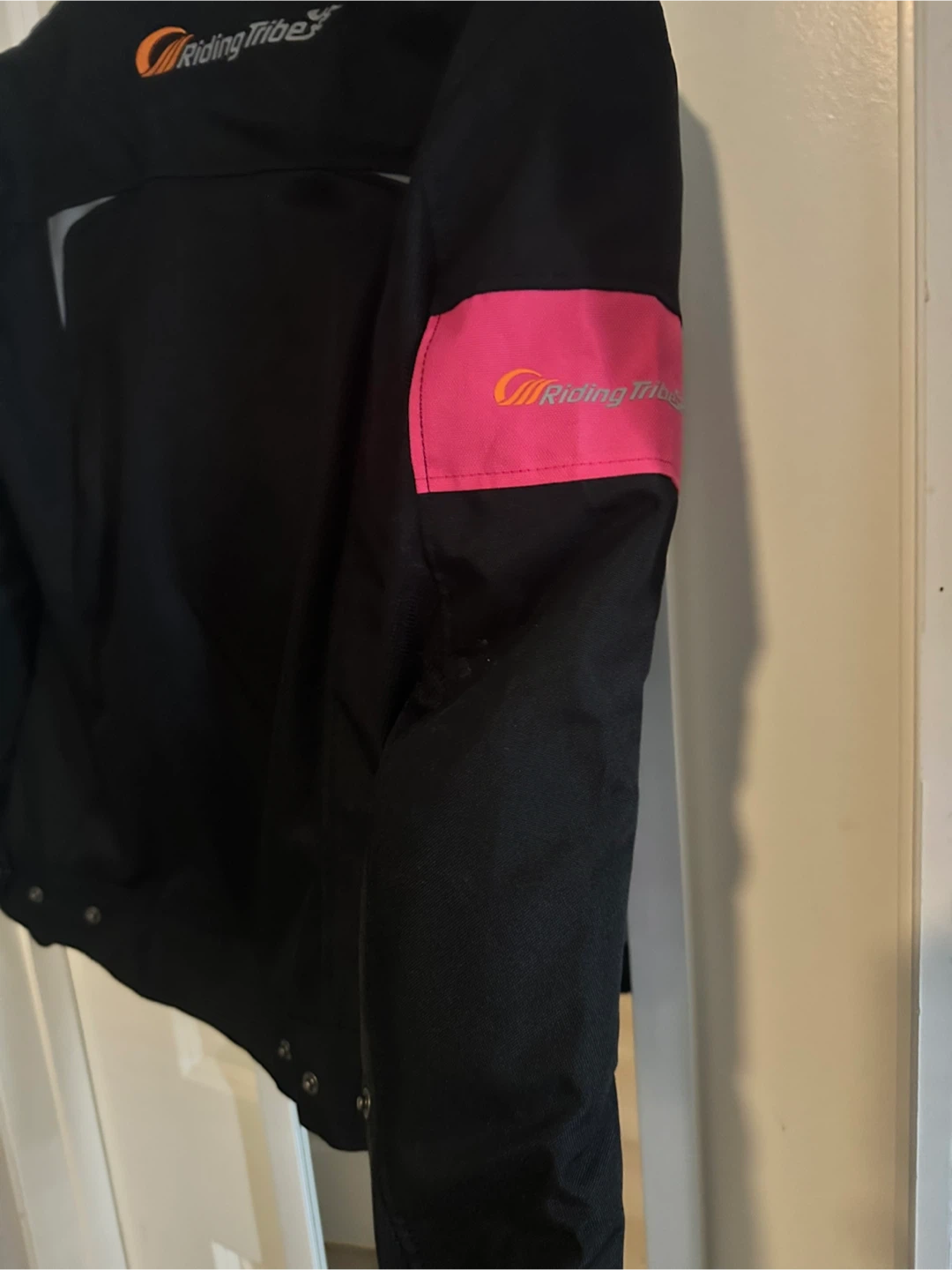 Riding Tribe Motorcycle Jacket - Black/Pink - photo 3