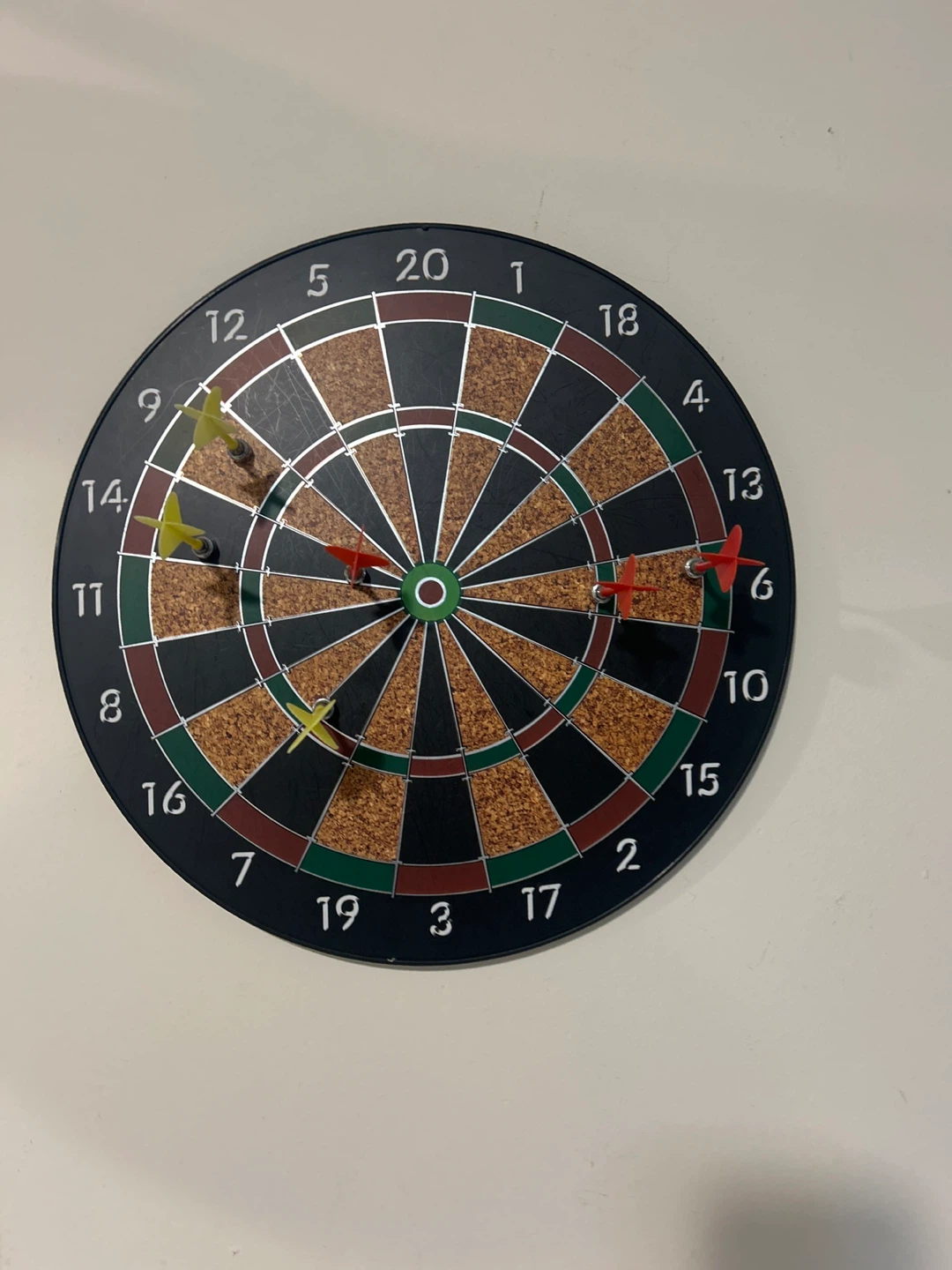 Dartboard with Darts