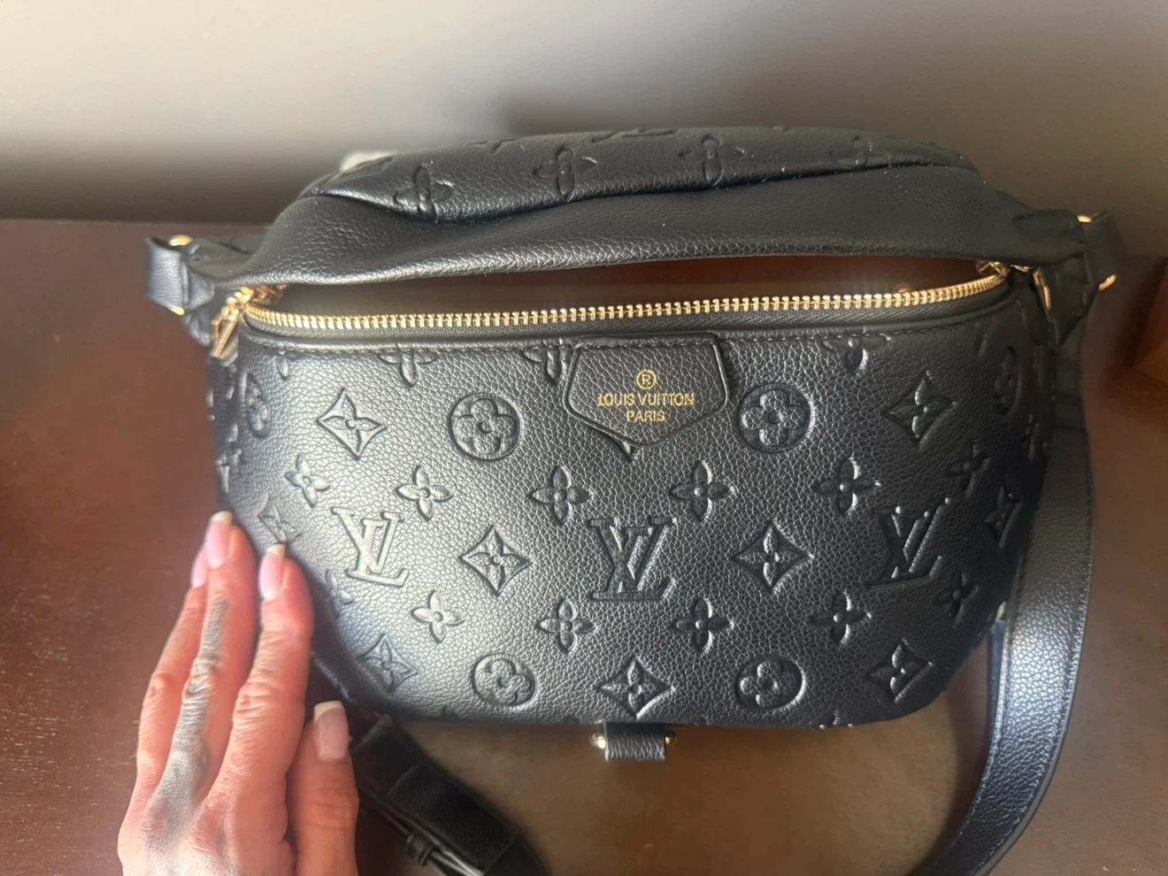 Louis Vuitton Paris Black Monogram Bum Bag