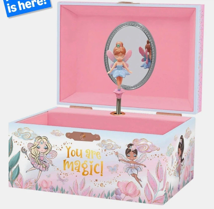 Musical Jewellery Box with Fairy Design