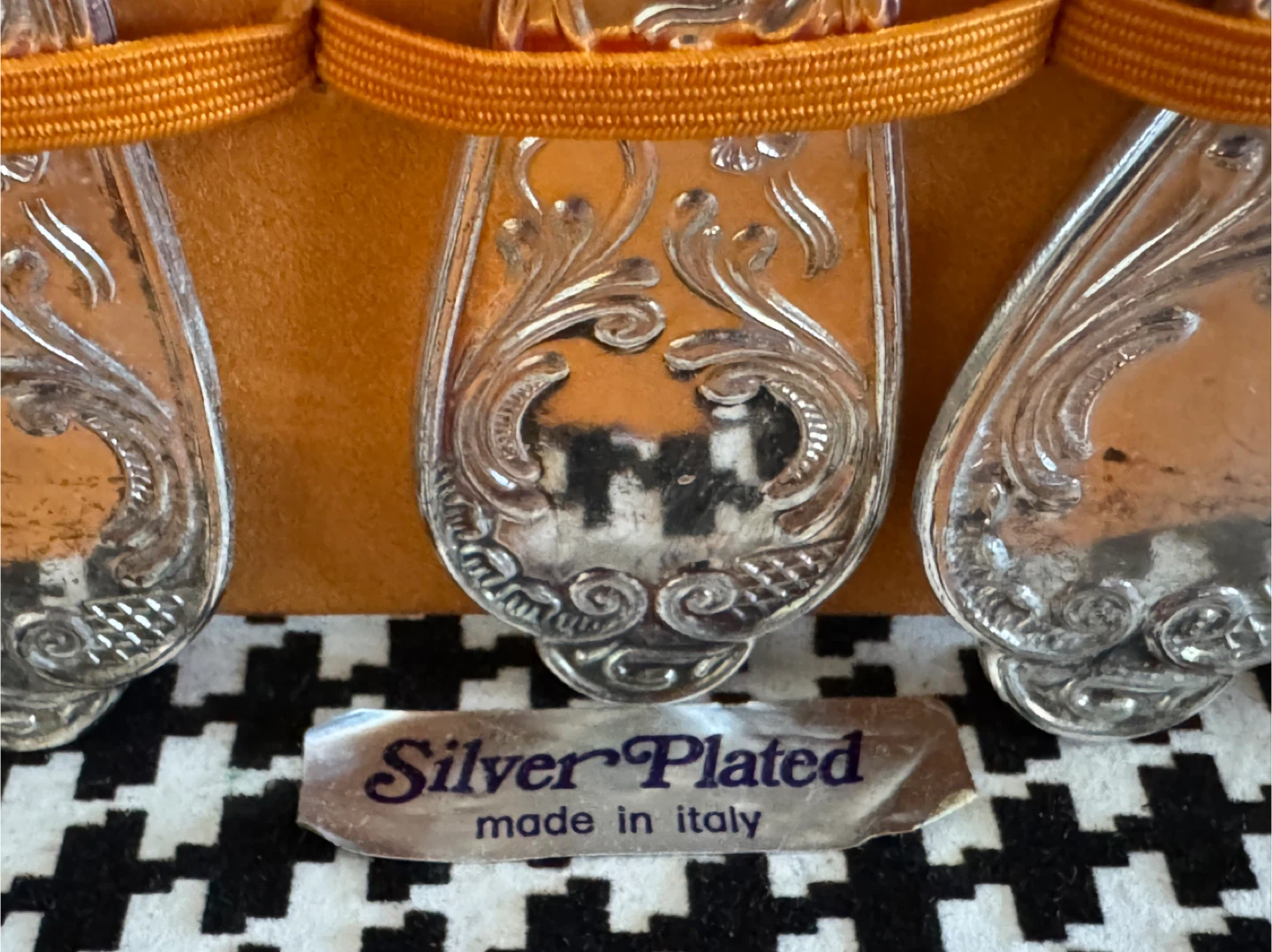 Vintage 42 Piece Italian Silver Plated Cutlery Boxed Set - photo 2