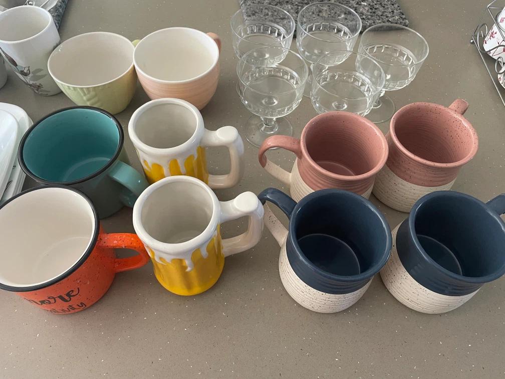 $2 each- mugs & cups