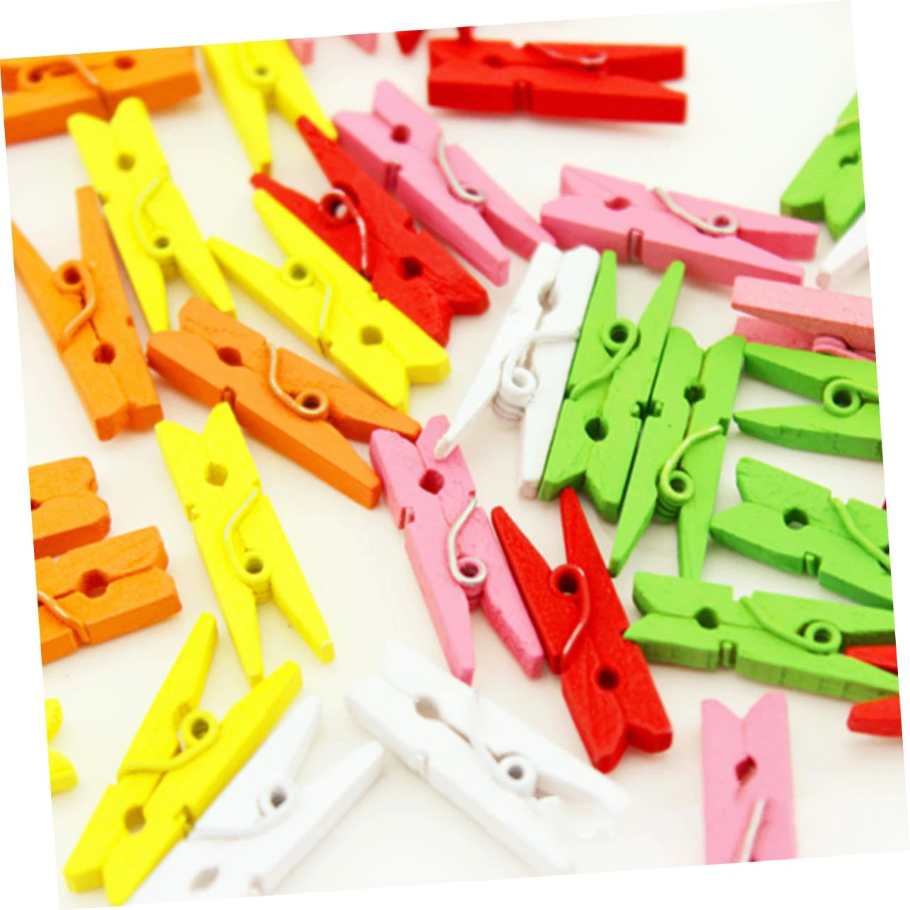 Mini Wooden Clothespins (Multi-Color) - photo 2