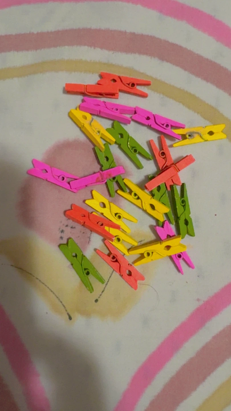 Mini Wooden Clothespins (Multi-Color) - photo 4
