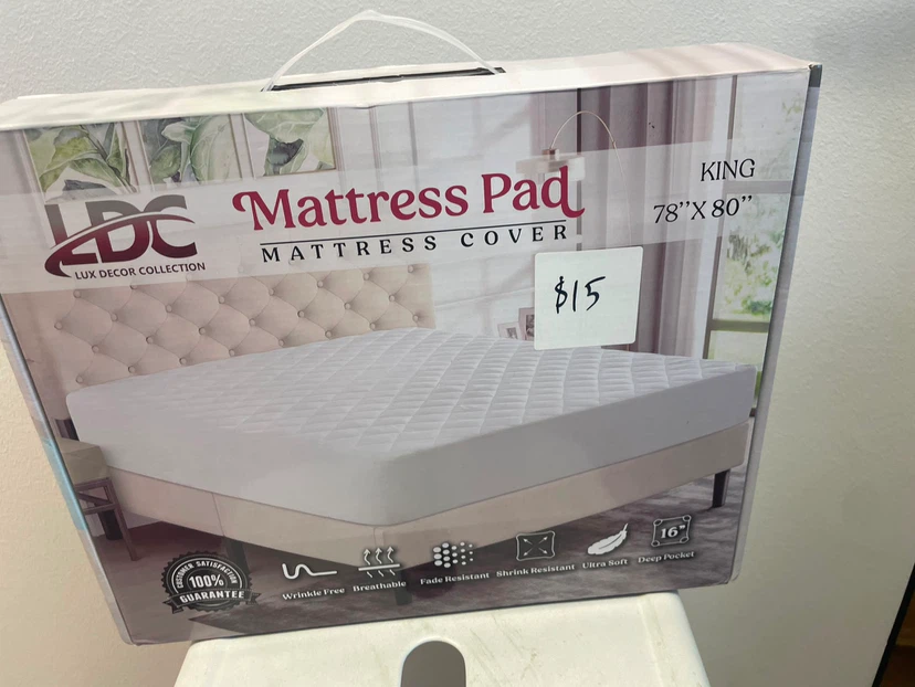 LDC Lux Decor Collection King Mattress Pad