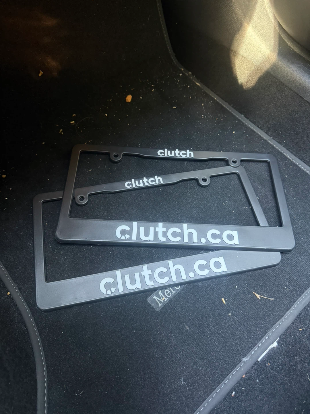 Clutch.ca License Plate Frames (Set of 2)