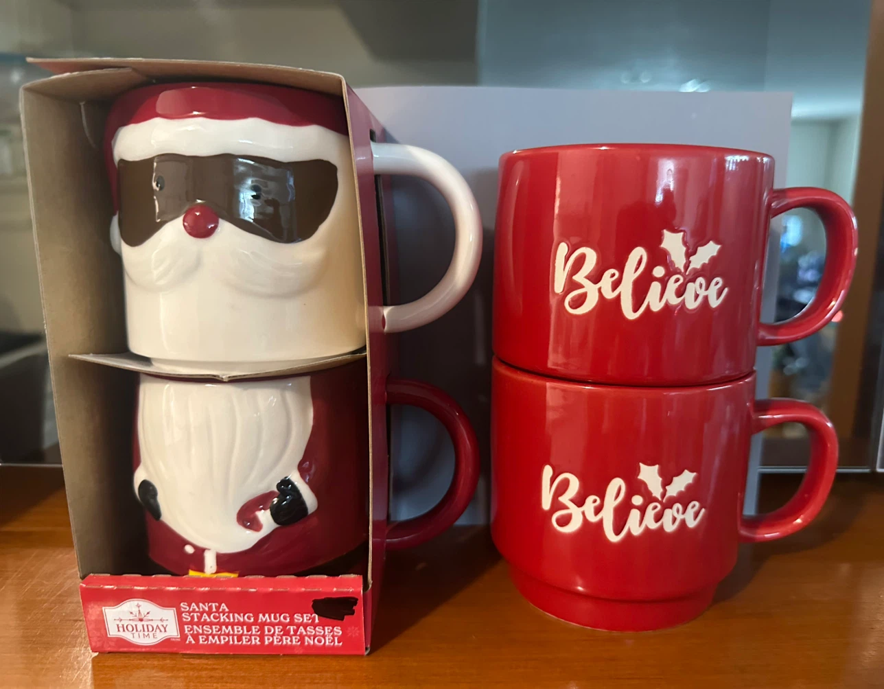 Christmas Stacking Mug Sets
