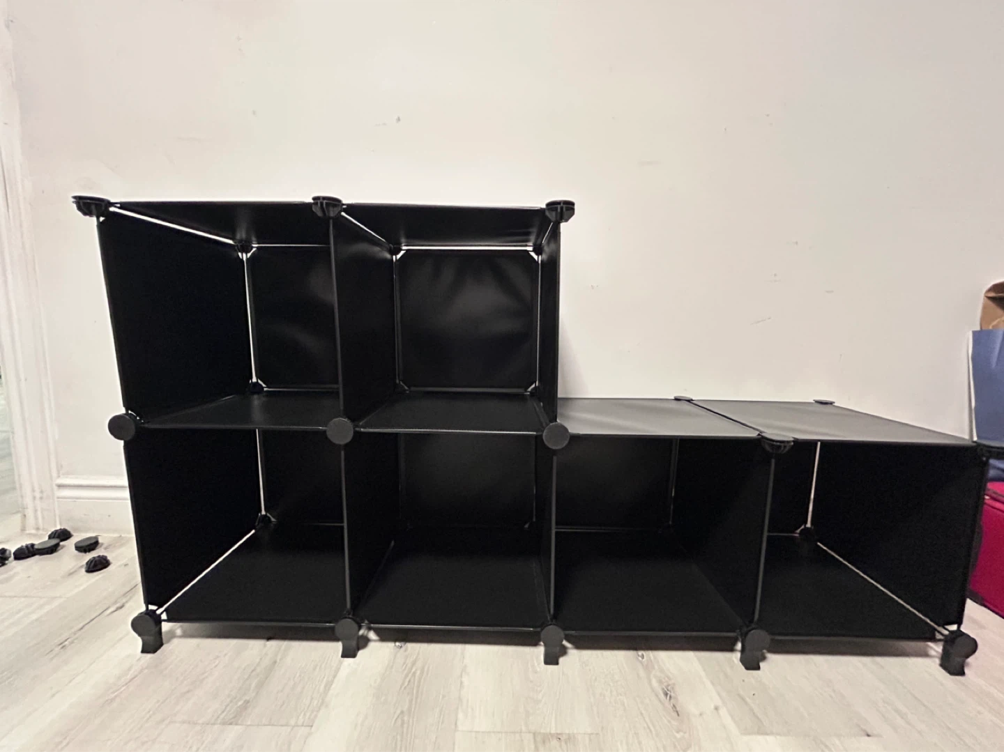 Black Cube Storage Unit