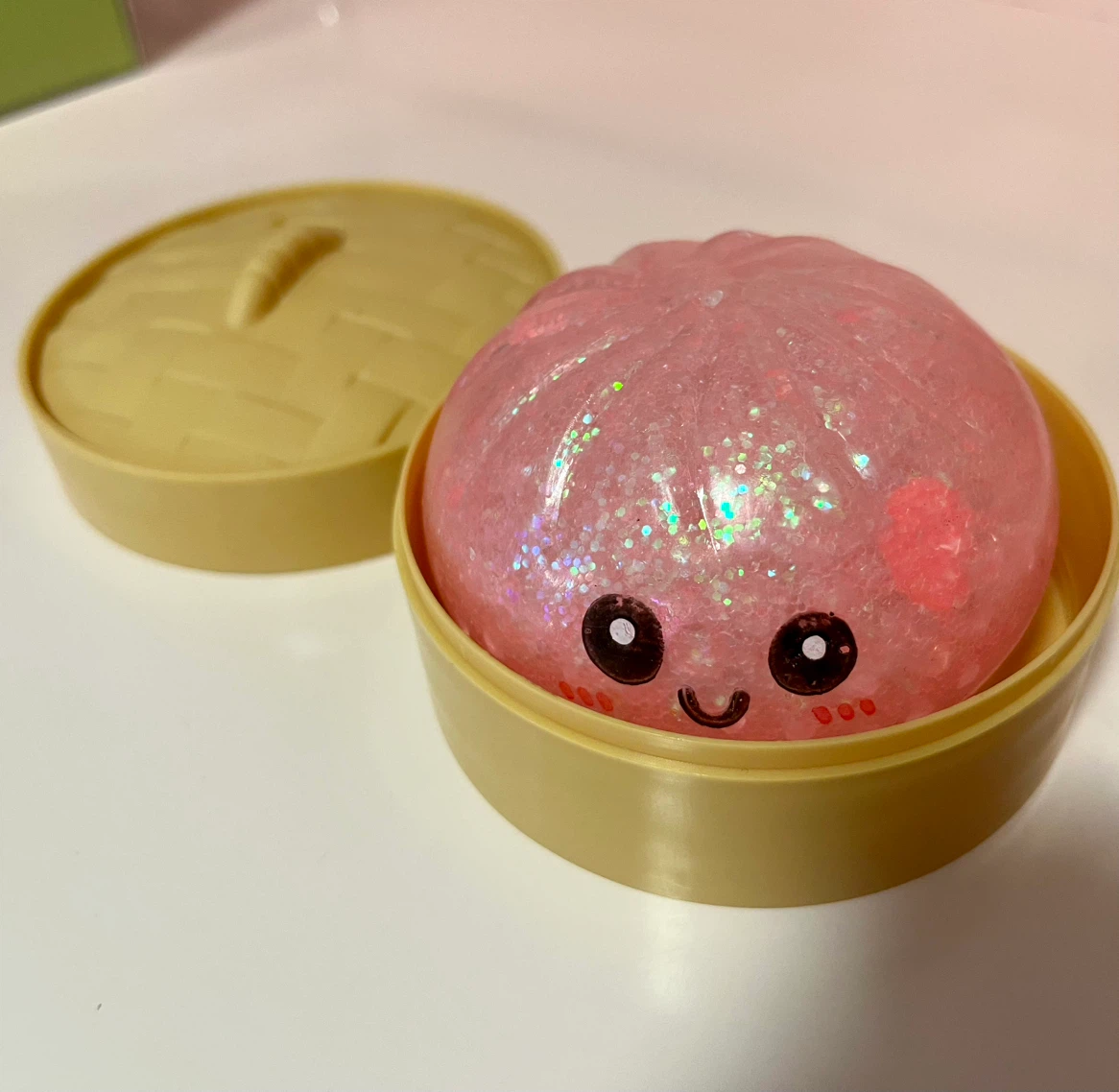 Pink Bun Squishy Toy Dumpling - photo 2