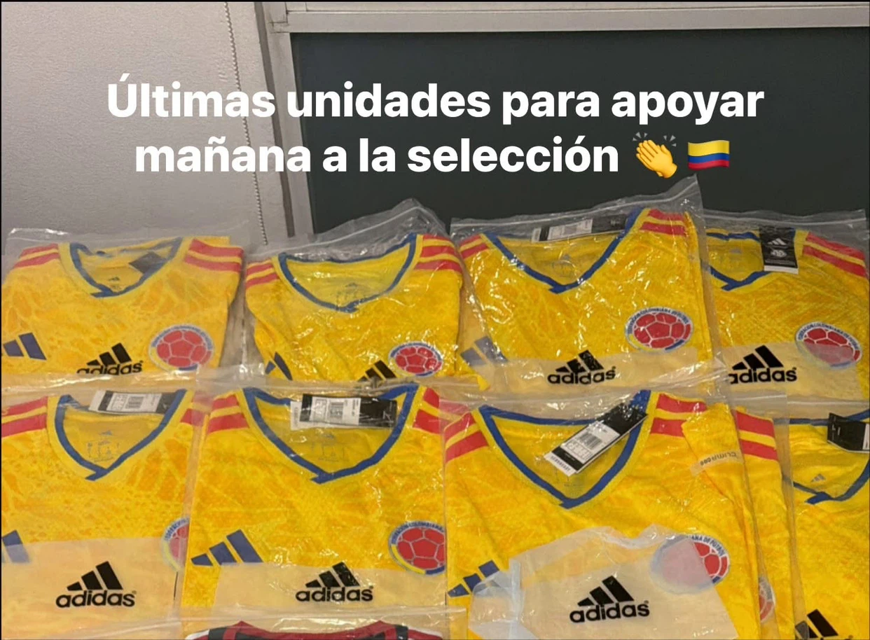 Adidas Colombia National Team Soccer Jersey