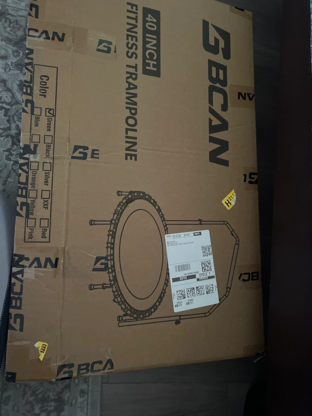 BCAN 40 Inch Fitness Trampoline