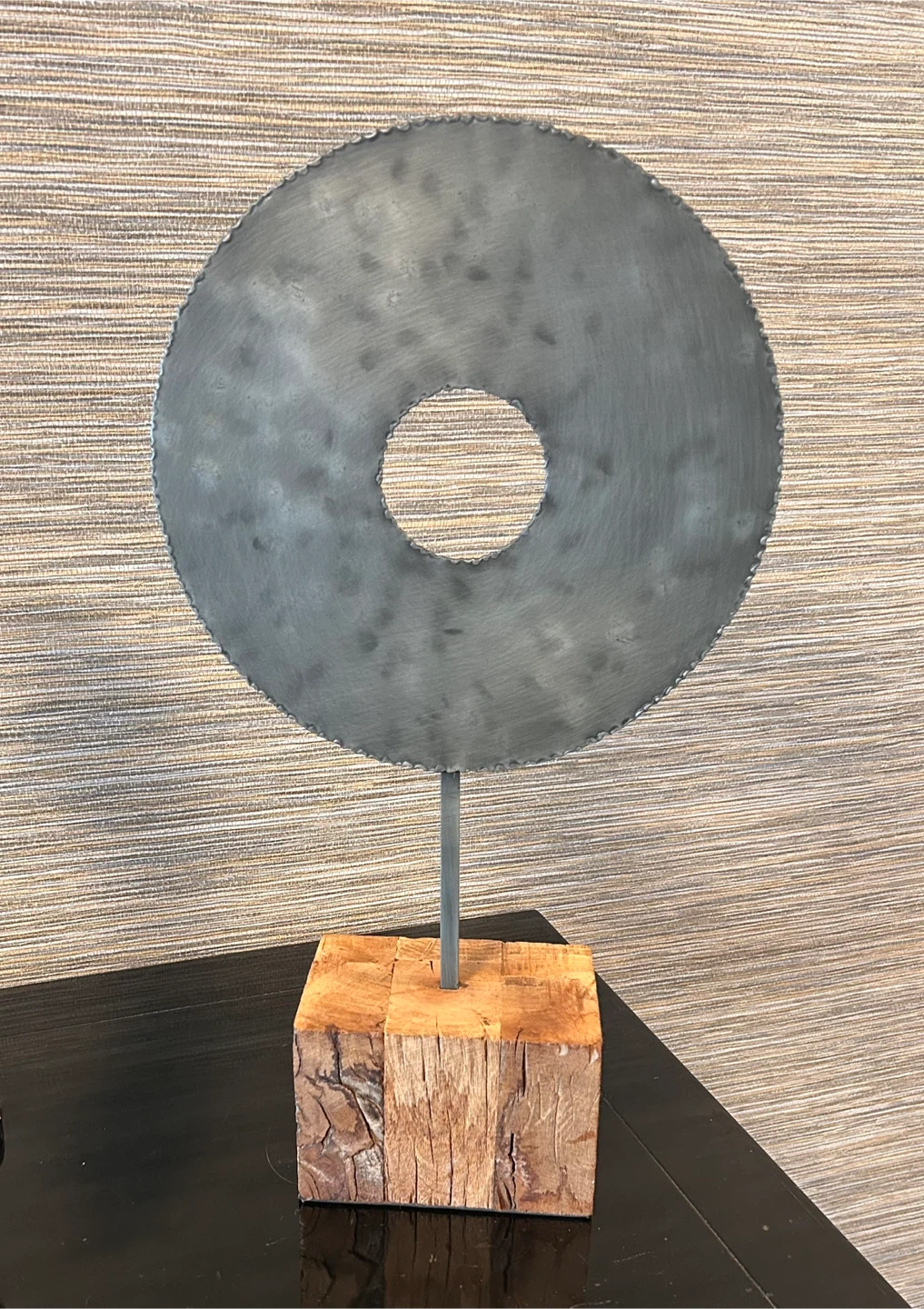 Metal Disk Sculpture - photo 2