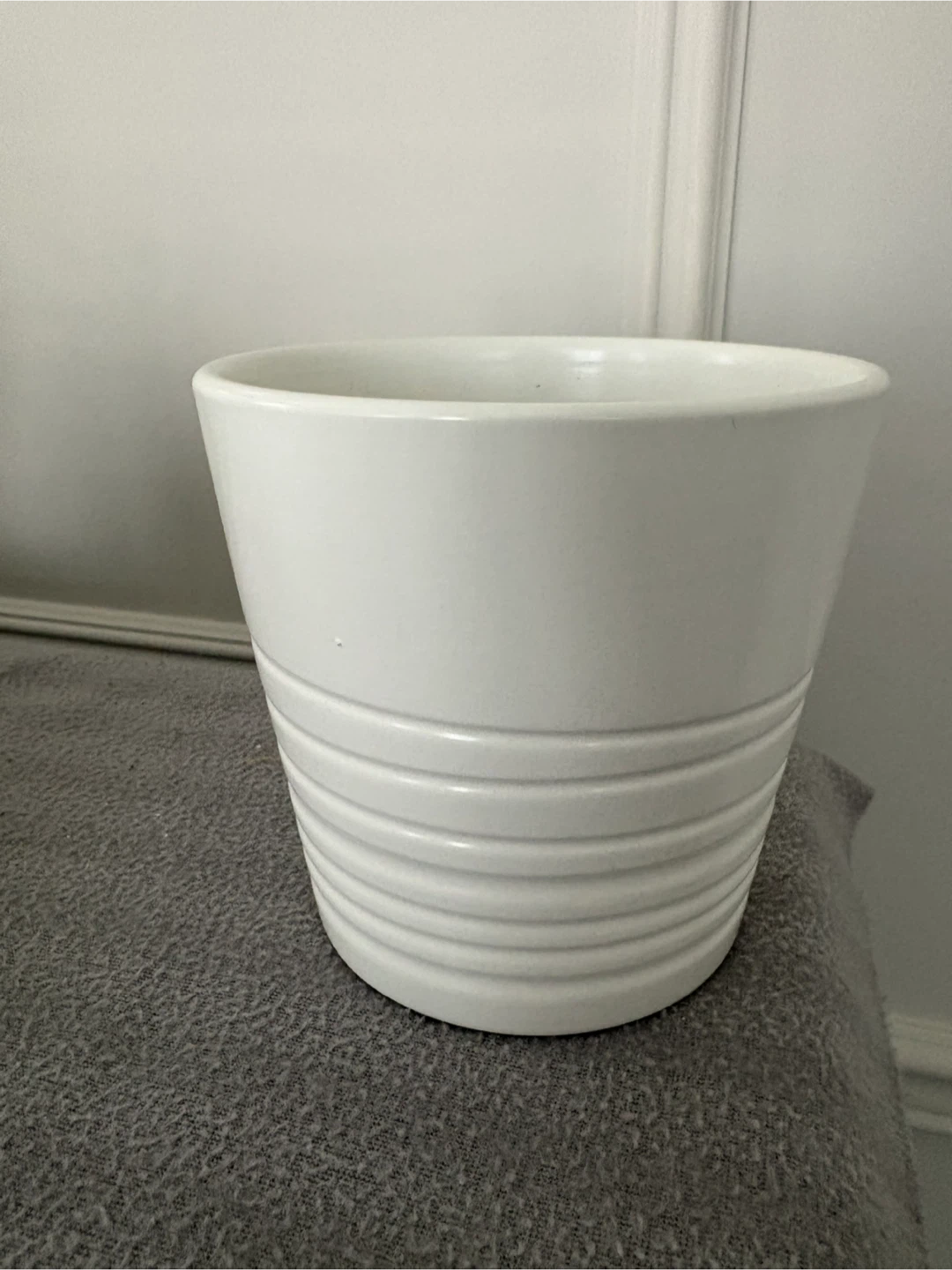 White Ceramic Planter Pot