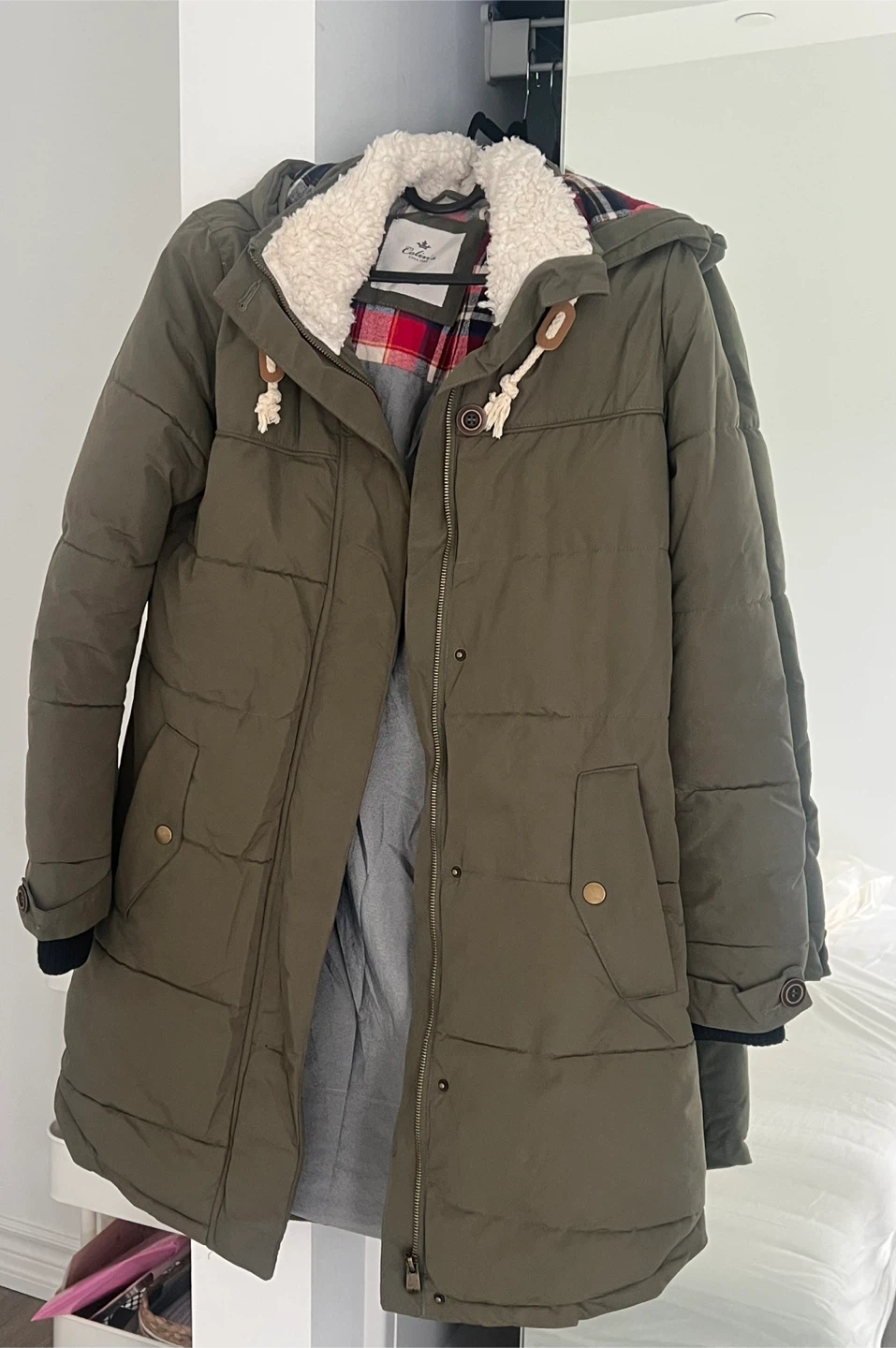 Colin's Puffer Coat - XSmall - Olive Green - photo 2