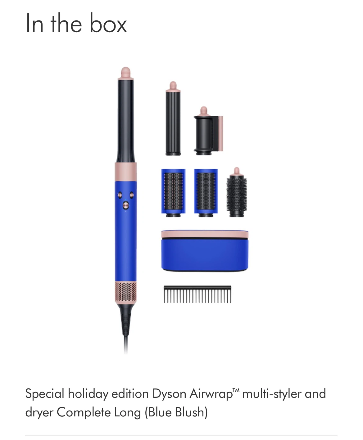 Dyson Airwrap Complete Long Multi-Styler & Dryer (Blue Blush)