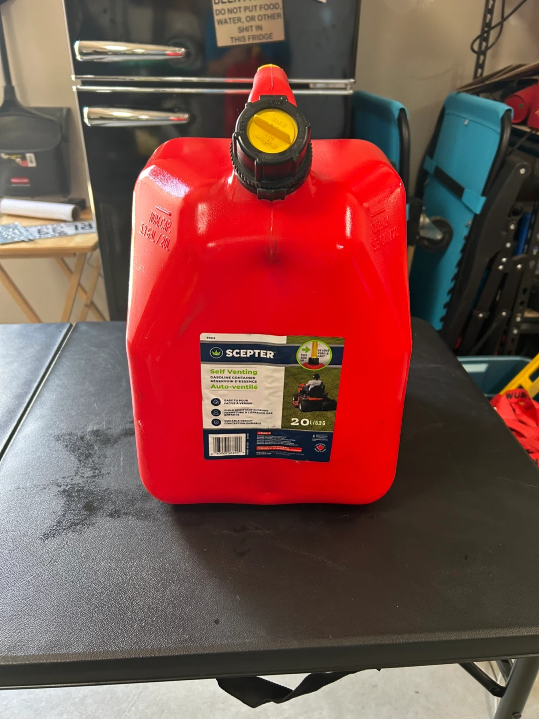 Scepter Self Venting 20L Gasoline Container