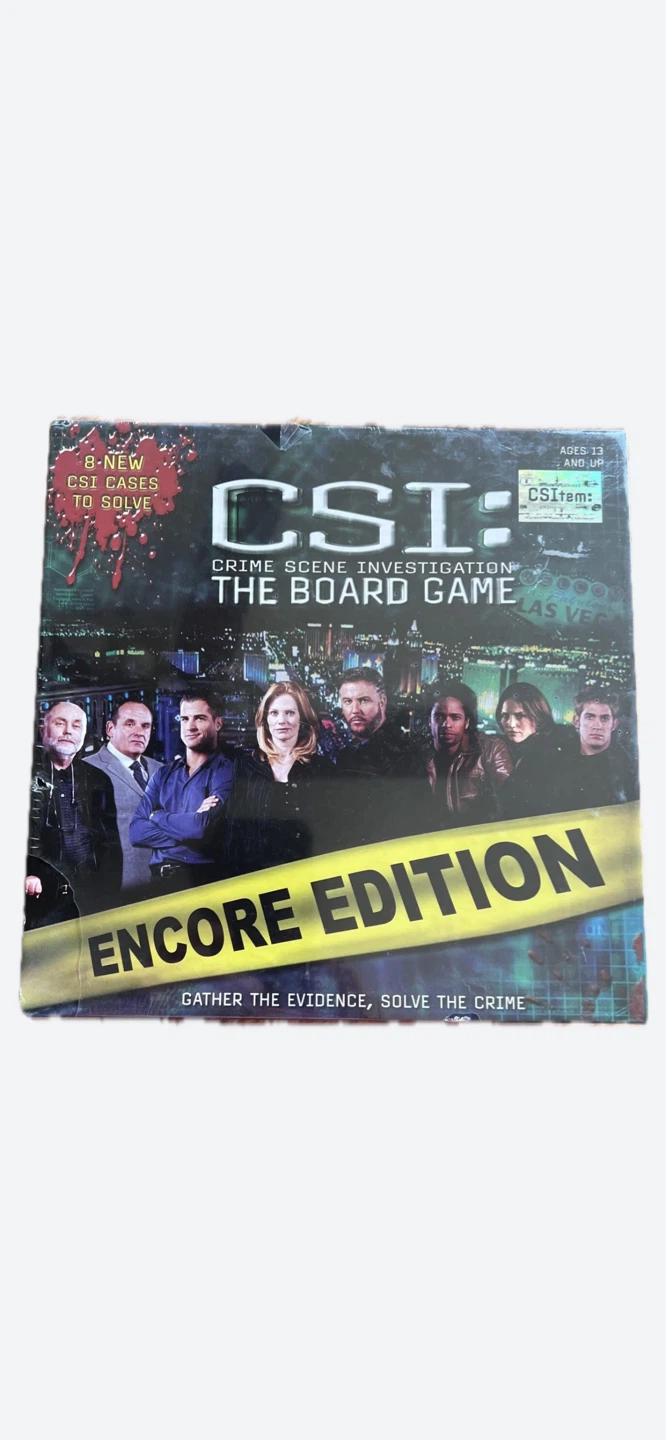 CSI: Crime Scene Investigation The Board Game Encore Edition