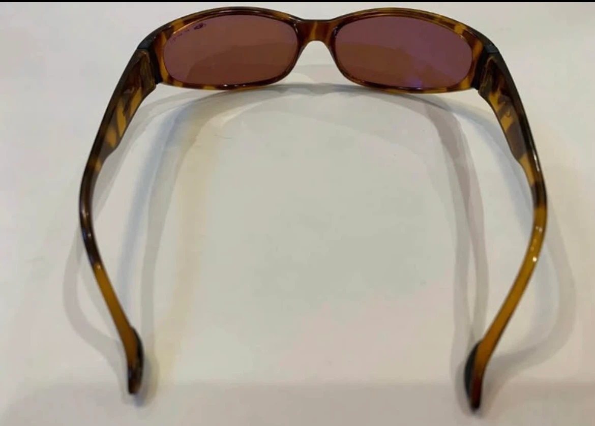 Vintage Bolle Canebreak Tortoise Wrap Pink Lenses - photo 3