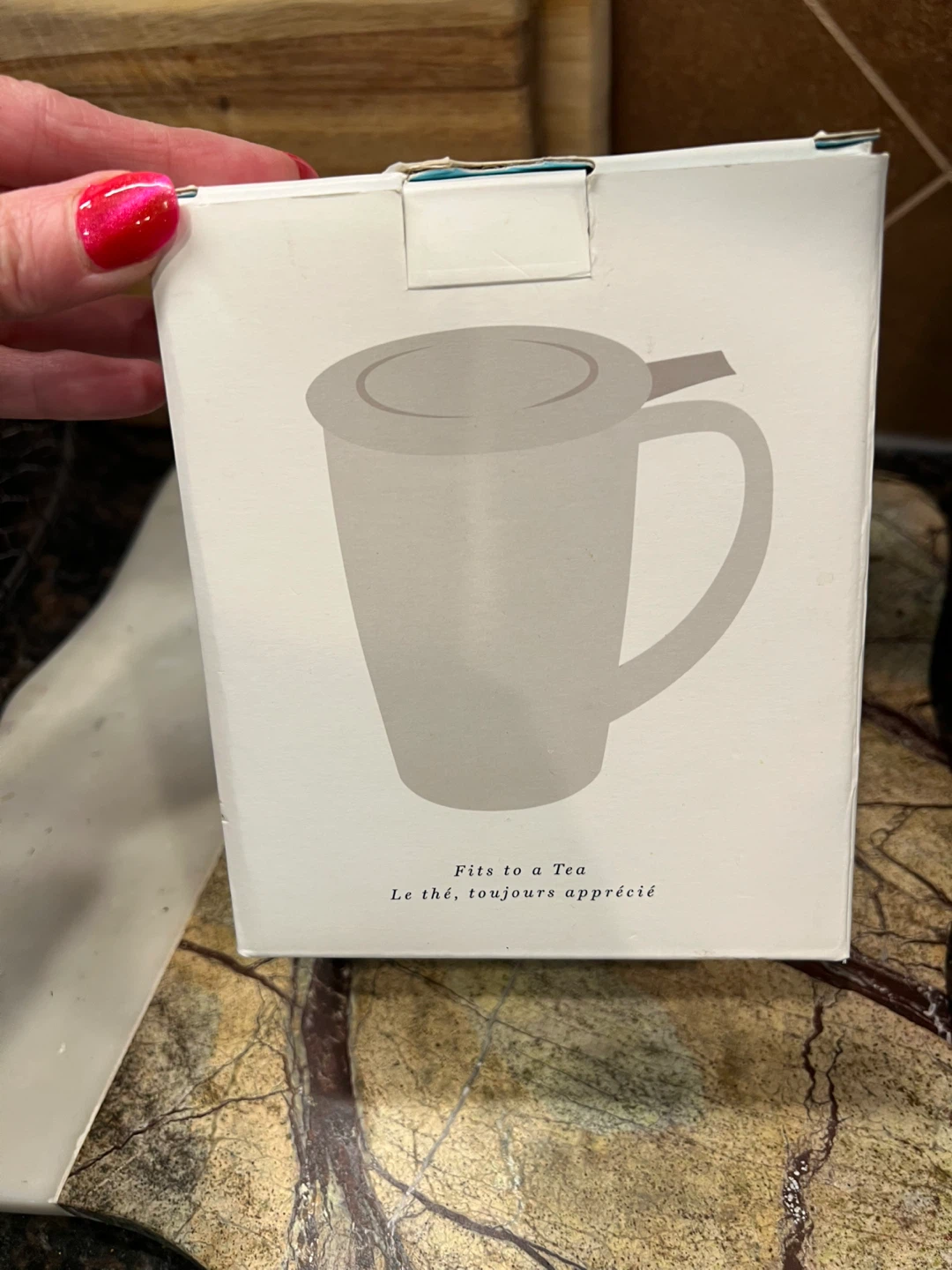 New Indigo Blue Tea Mug with Stainless Infuser - photo 5
