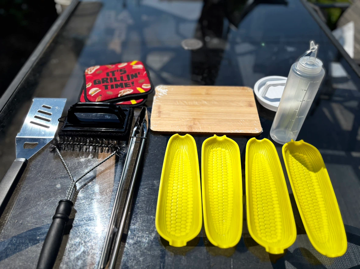 MapleFlame Complete BBQ Tool Kit - Everything You Need to Grill!
