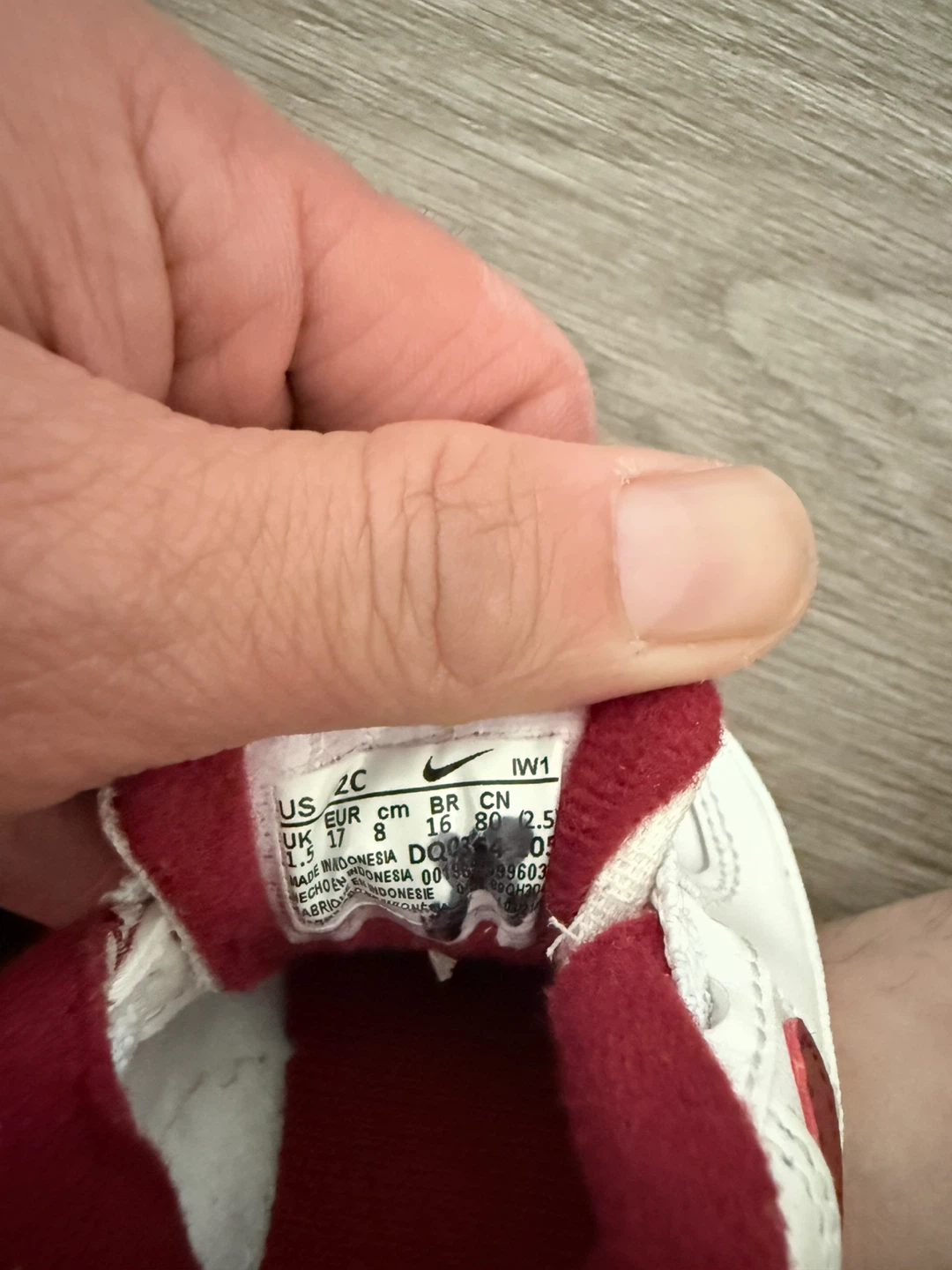 Nike Air Force 1 Crib Shoes Toddler Size 2C 8C - photo 2