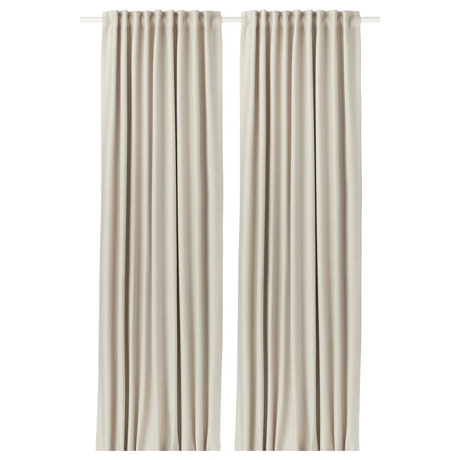 IKEA Beige Curtains