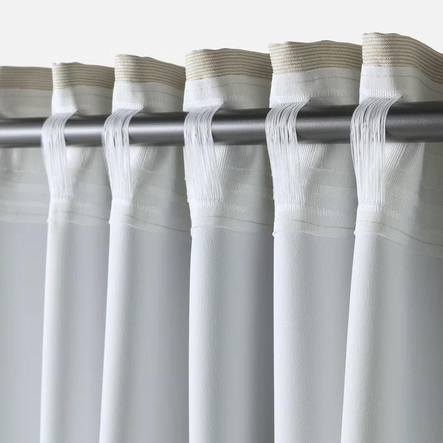 IKEA Beige Curtains - photo 2