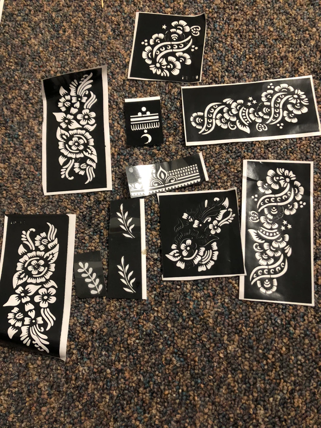 Henna Tattoo Stencil Set - photo 2