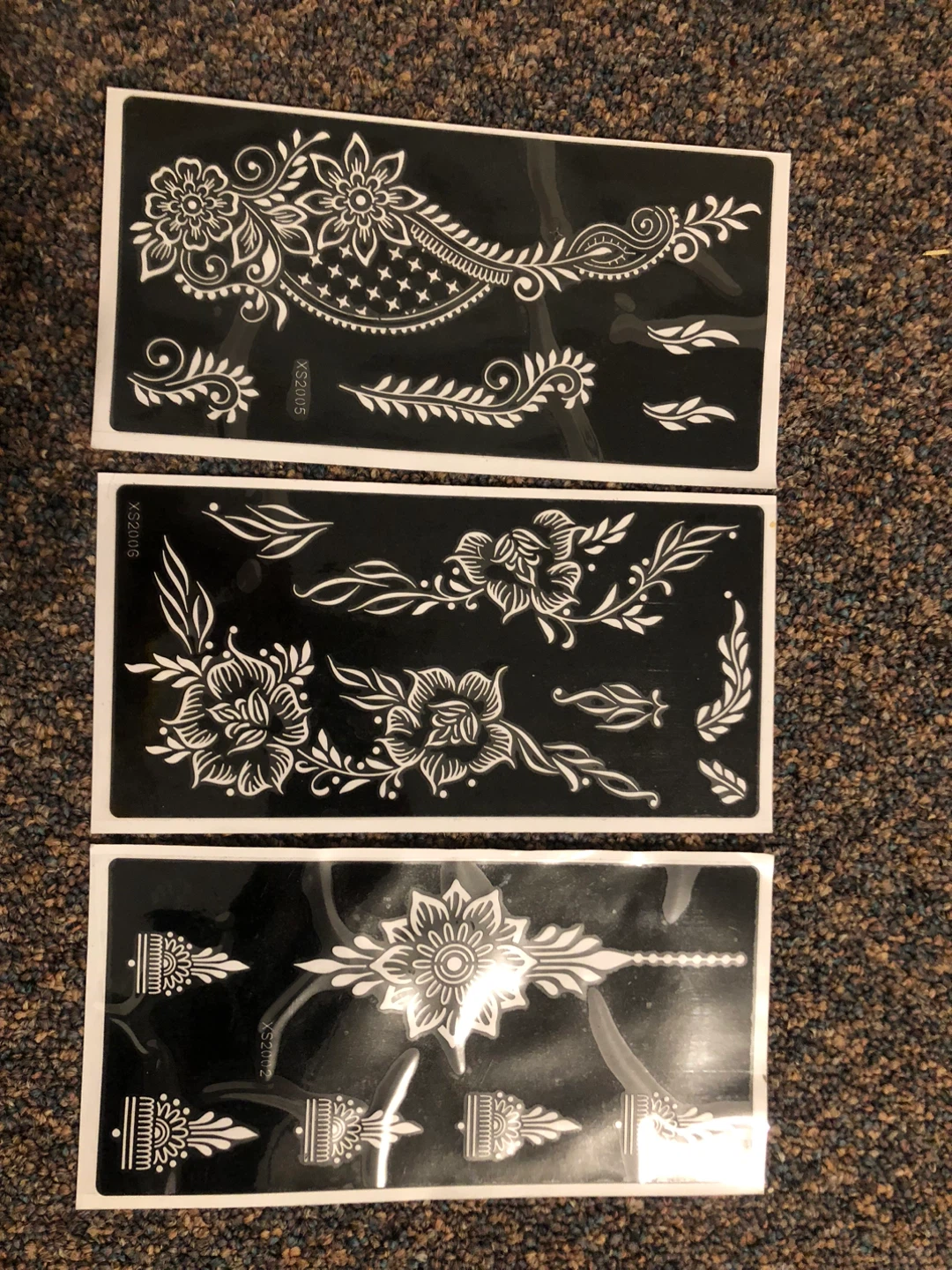 Henna Tattoo Stencil Set - photo 3