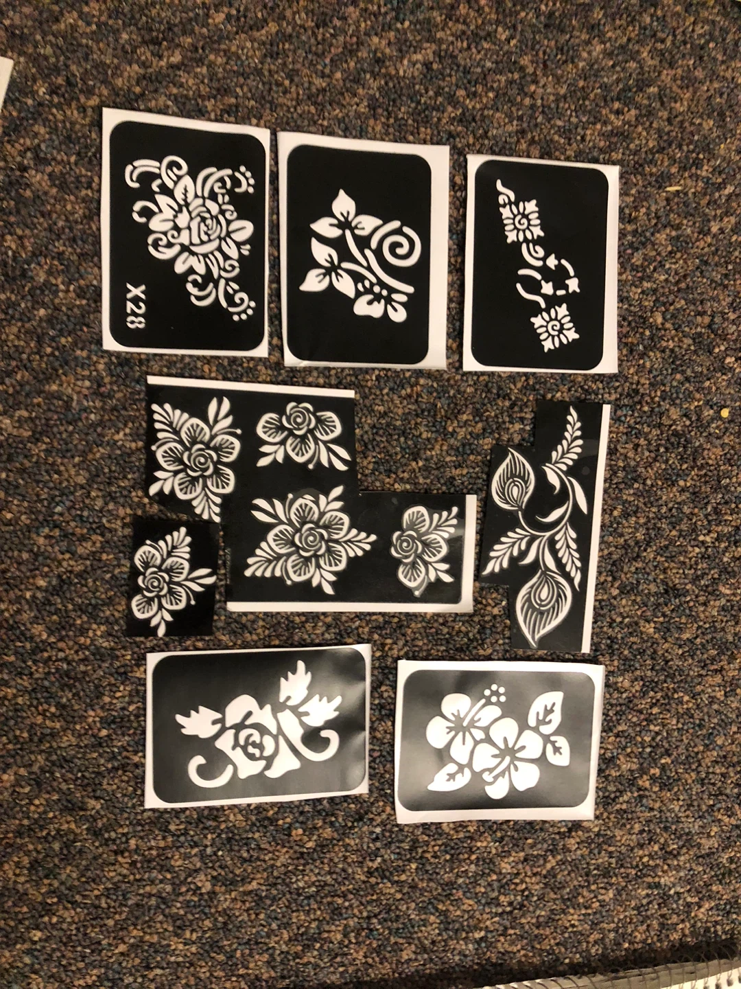 Henna Tattoo Stencil Set - photo 4