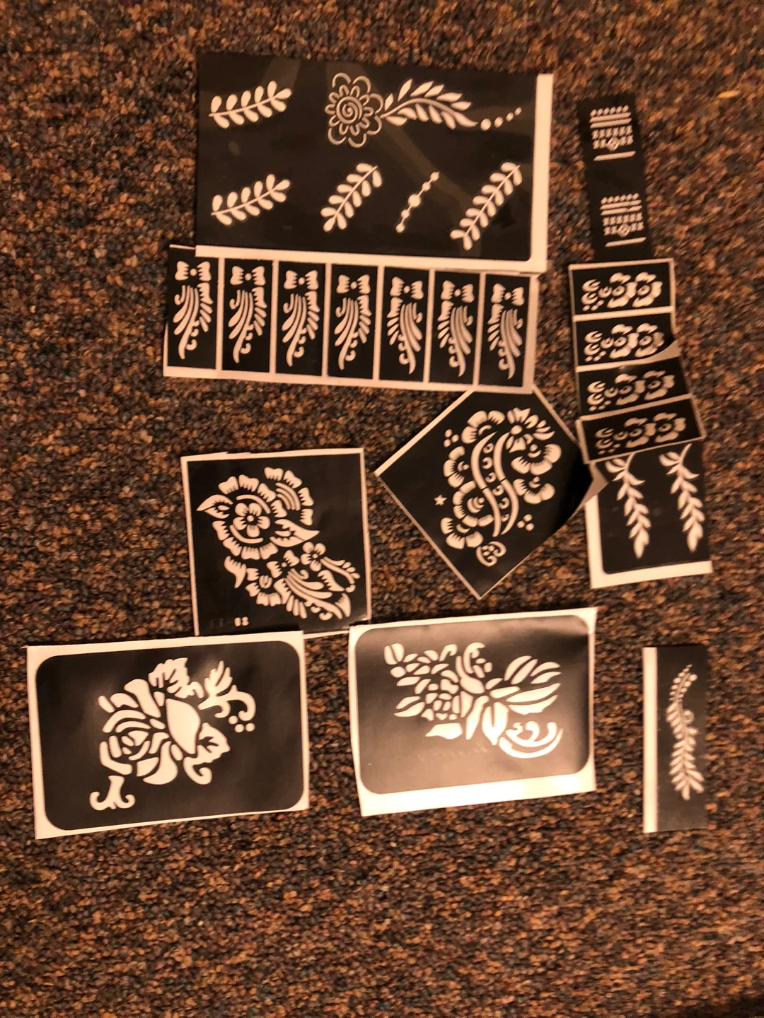 Henna Tattoo Stencil Set - photo 5