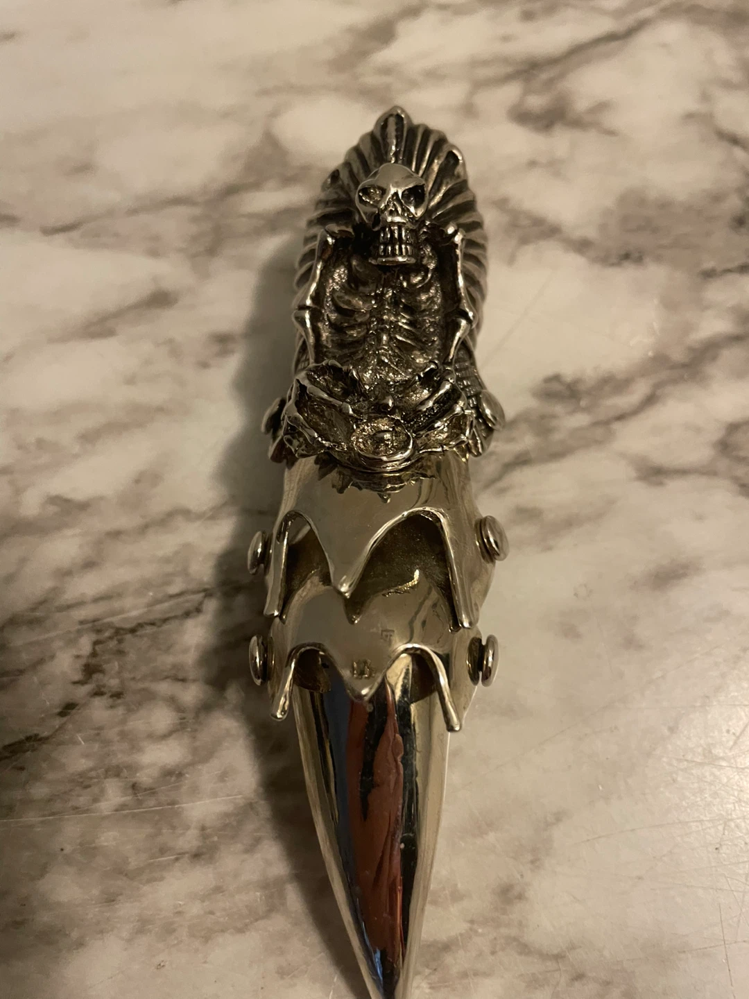Skeleton Armor Gaunlet Ring