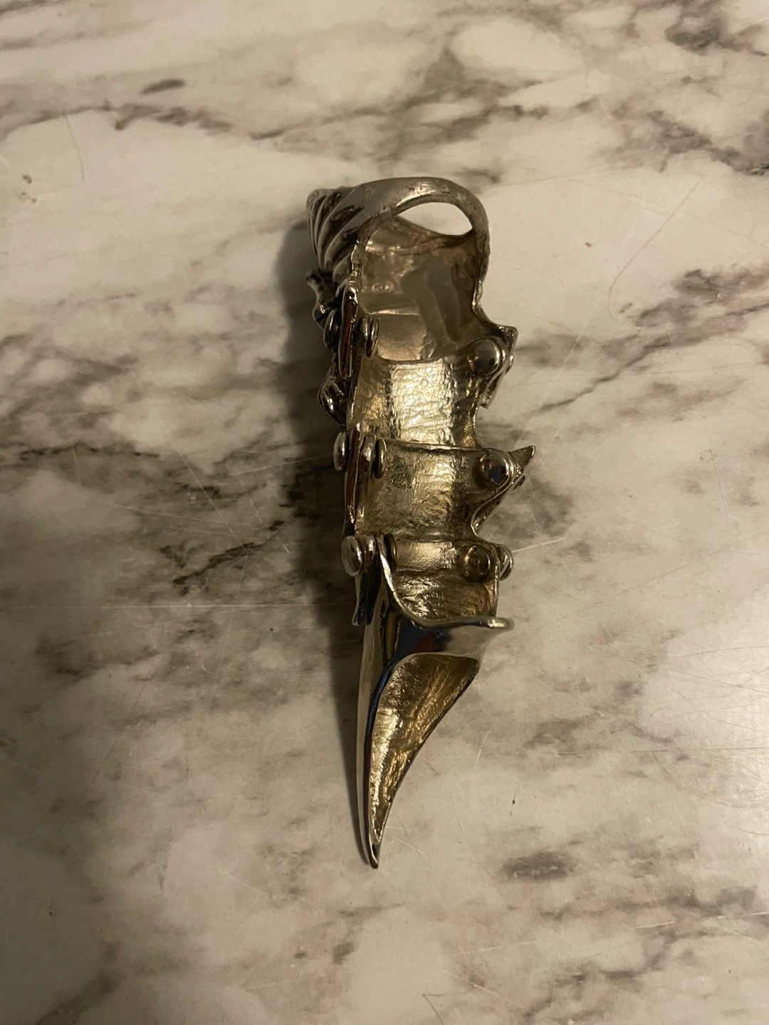 Skeleton Armor Gaunlet Ring - photo 2