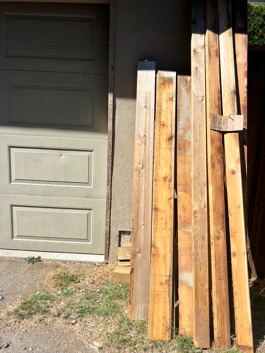 Bundle of Various Lumber Planks