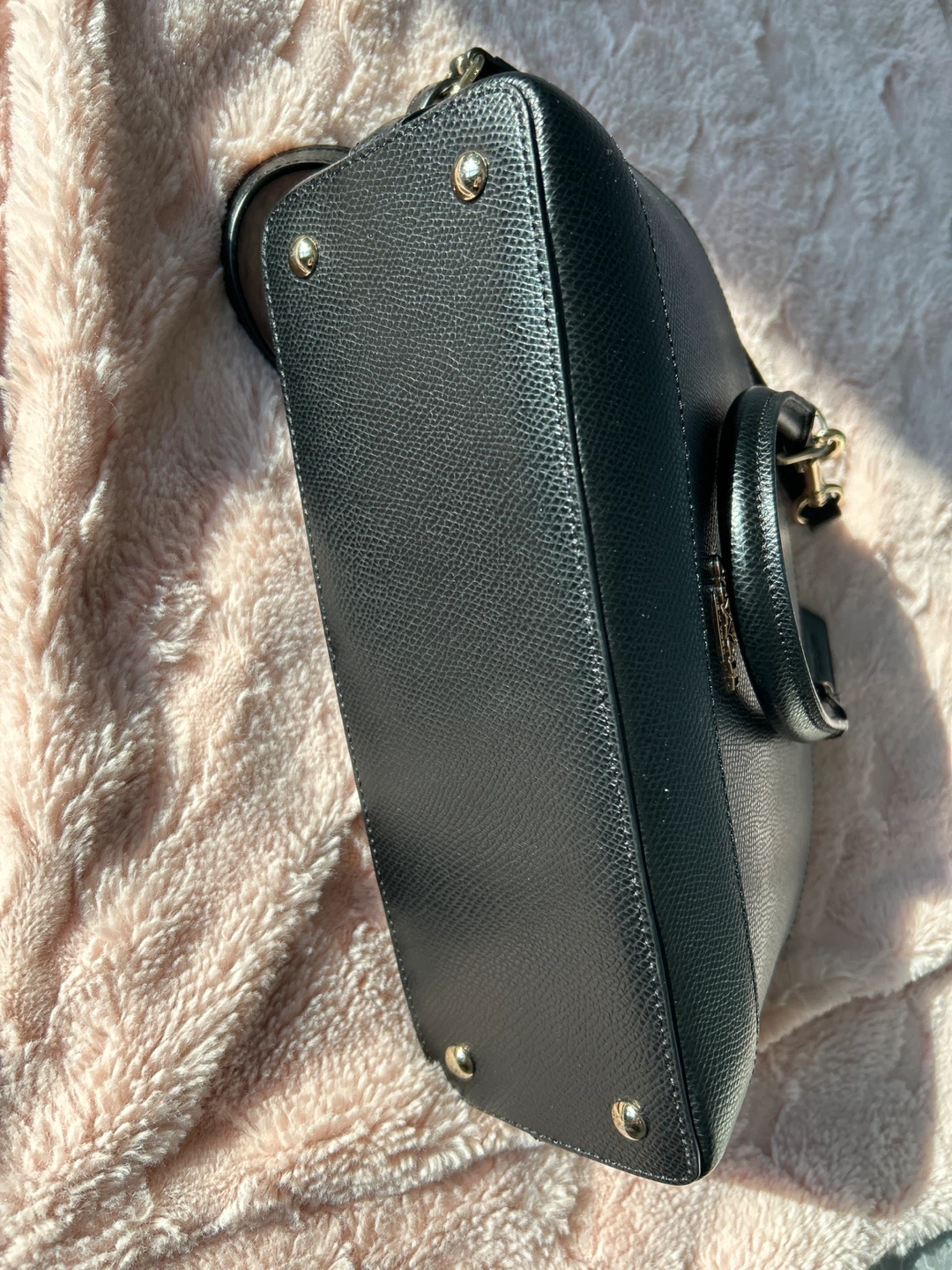 Coach Black Pebble Leather Satchel Bag - photo 5