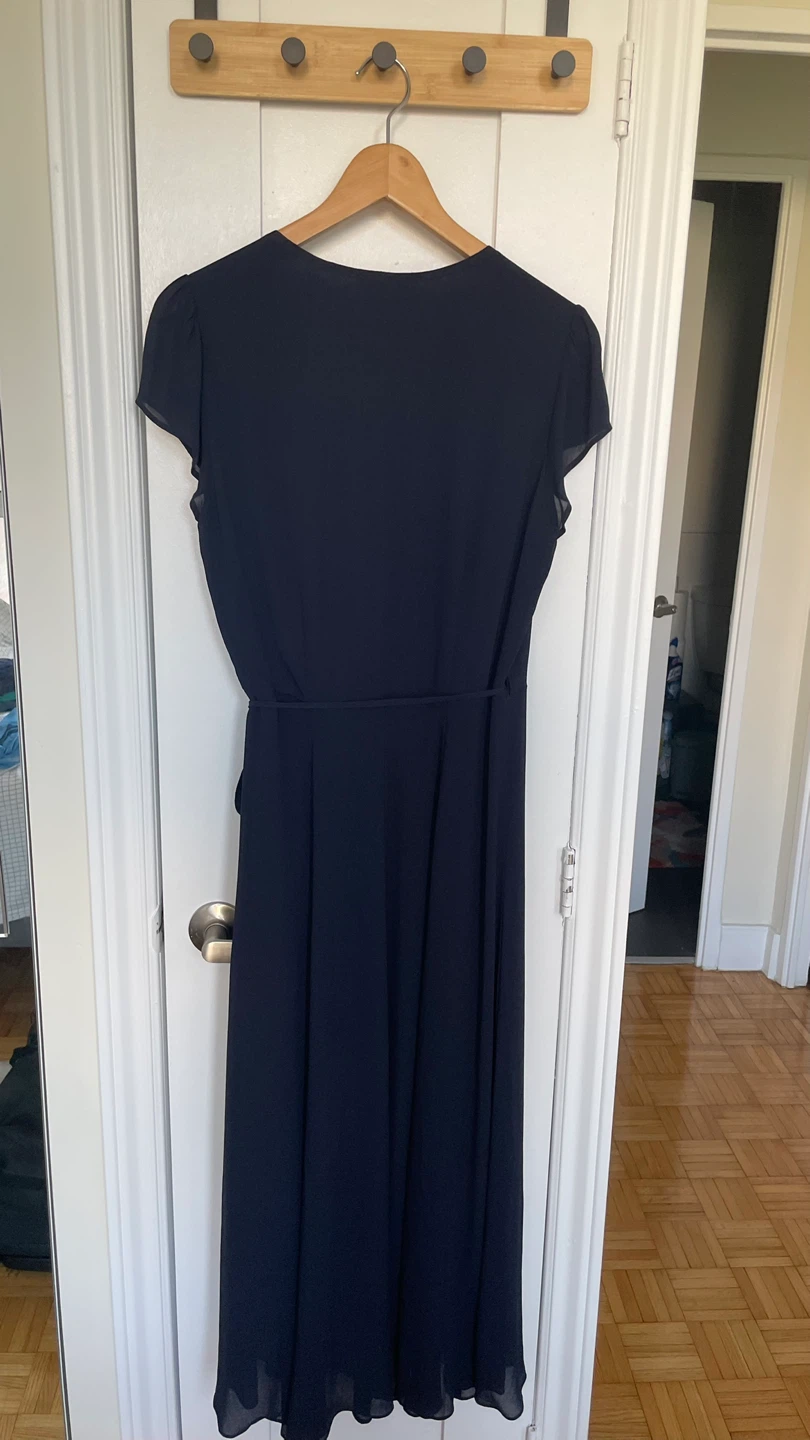SUD Express navy wrap dress - size S - photo 4
