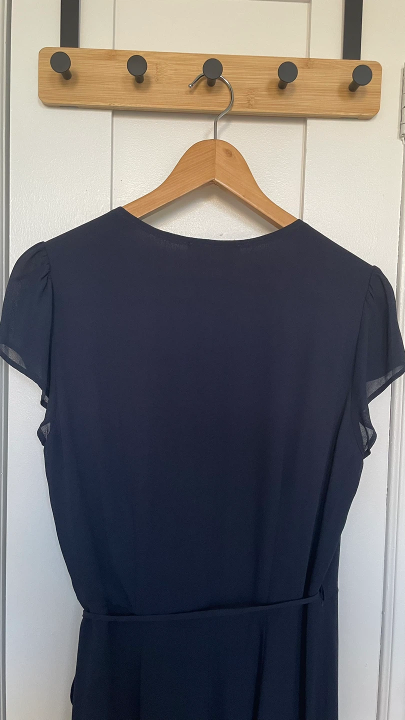 SUD Express navy wrap dress - size S - photo 5
