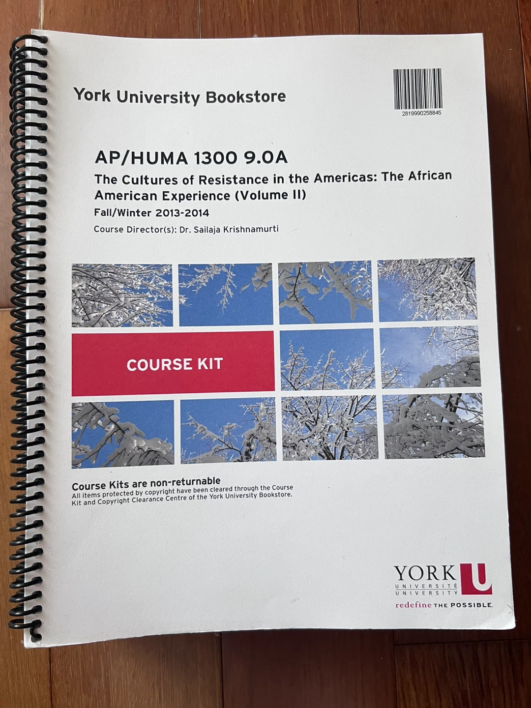 York University AP/HUMA 1300 9.0A Course Kit