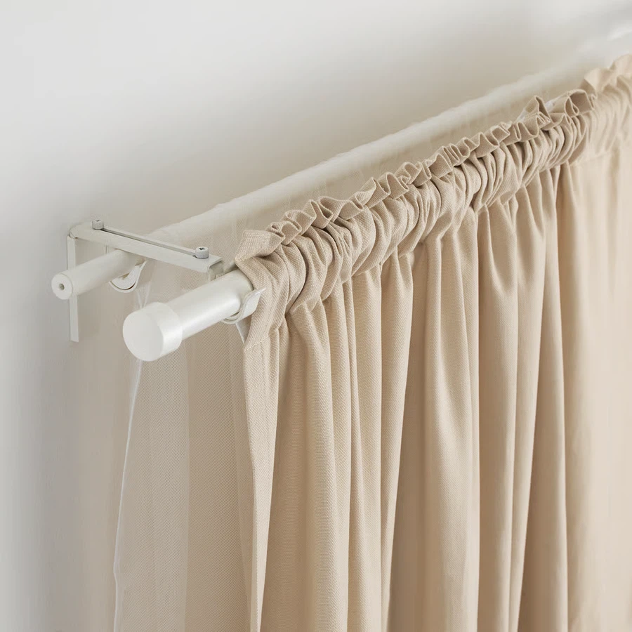 IKEA extendable curtain rods large - photo 2