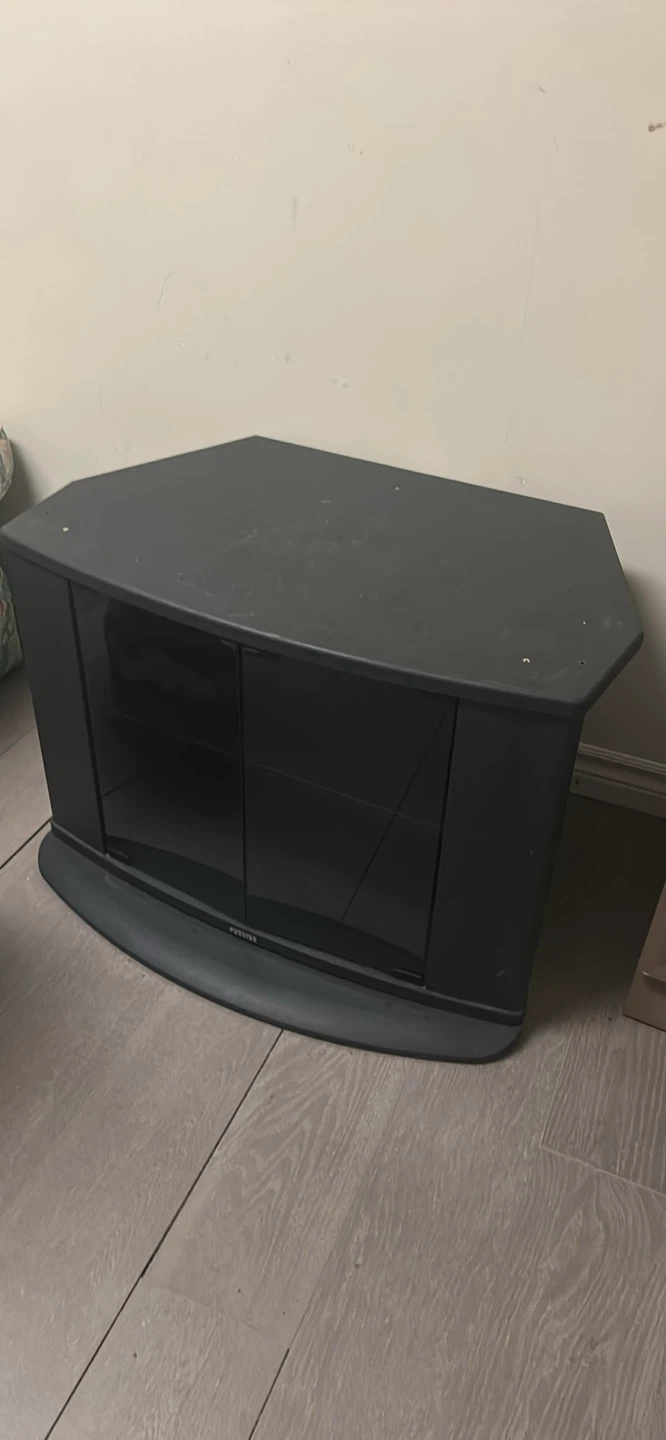 Toshiba TV Stand with Glass Doors - photo 2