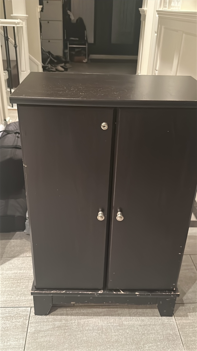 Espresso colored Two-Door Cabinet - photo 2