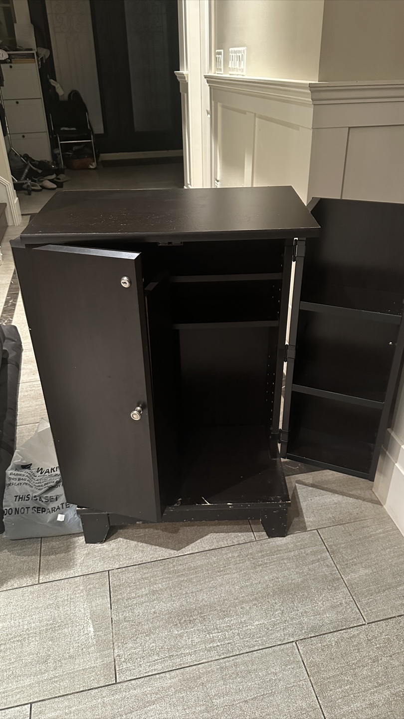 Espresso colored Two-Door Cabinet - photo 5