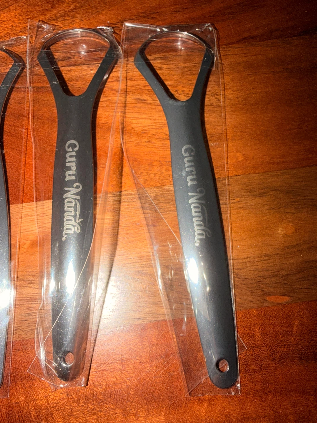 Guru Nanda Tongue Scrapers & Toothpaste Squeezers Set of 4Ea. - photo 2