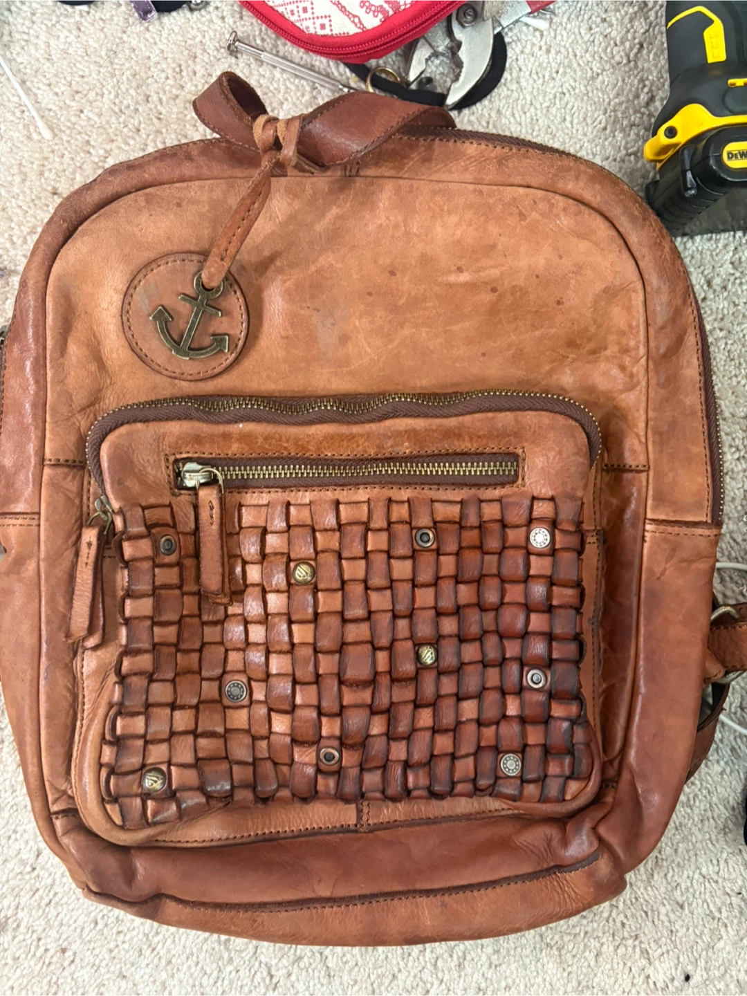 Harbour 2nd distressed leather backpack - photo 2