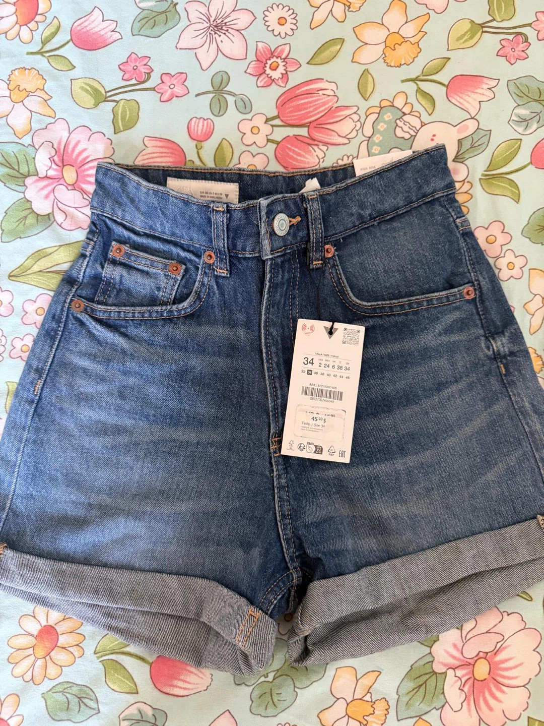 Zara Mom Fit Bermuda Denim Shorts (3 Available)